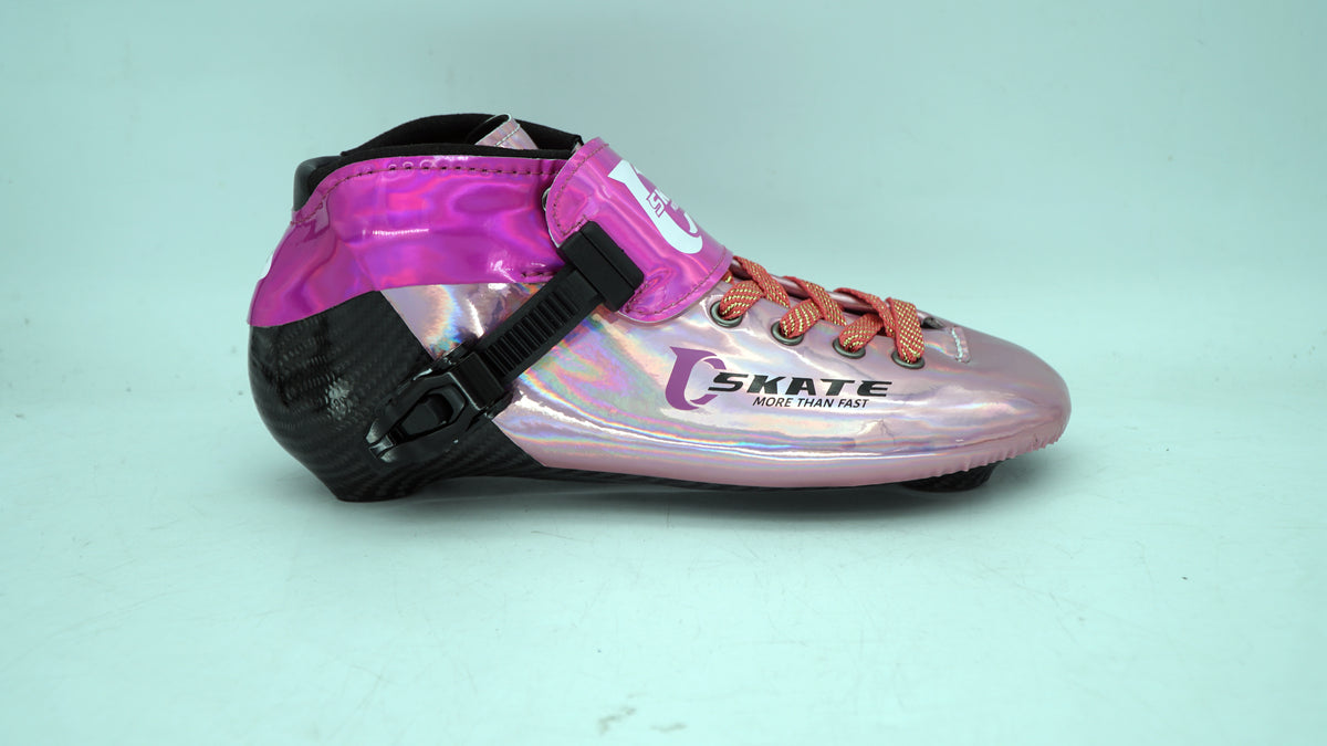 SKATING START NEW C PRO Carbon Speed Skating Skates-Pink