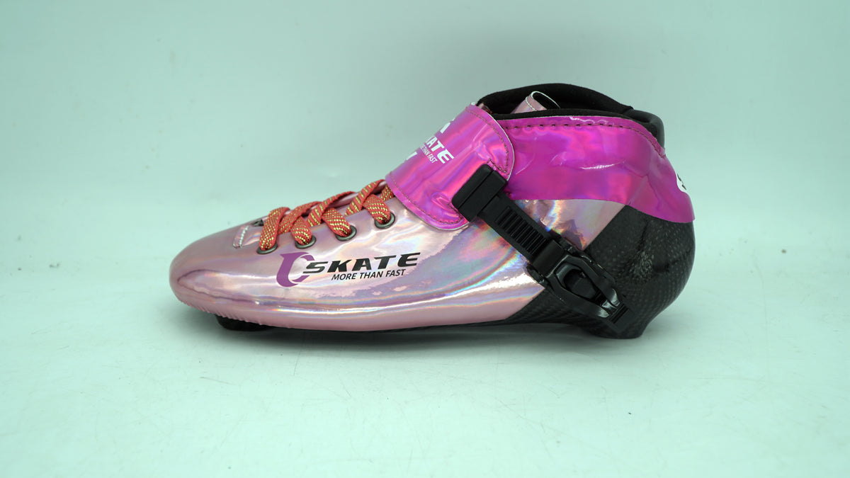 SKATING START NEW C PRO Carbon Speed Skating Skates-Pink