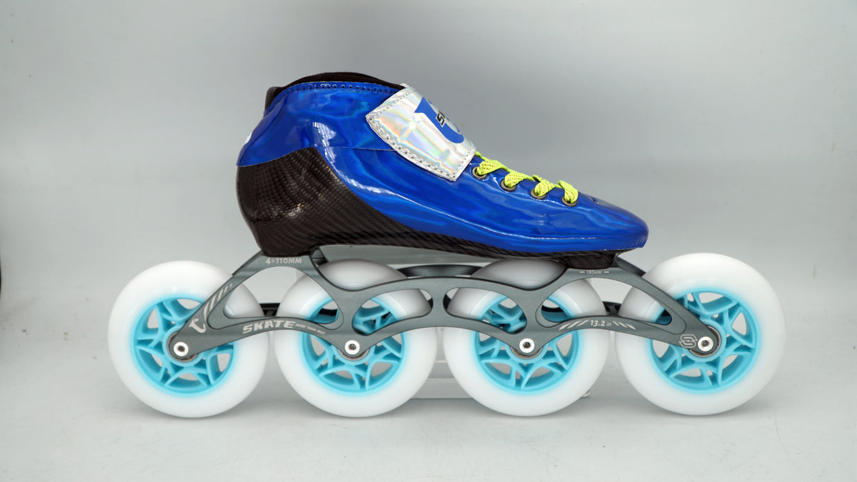 SKATING START NEW C PRO Carbon Speed Skating Skates-Blue