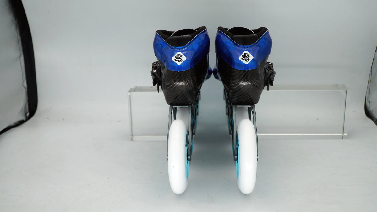 SKATING START NEW C PRO Carbon Speed Skating Skates-Blue