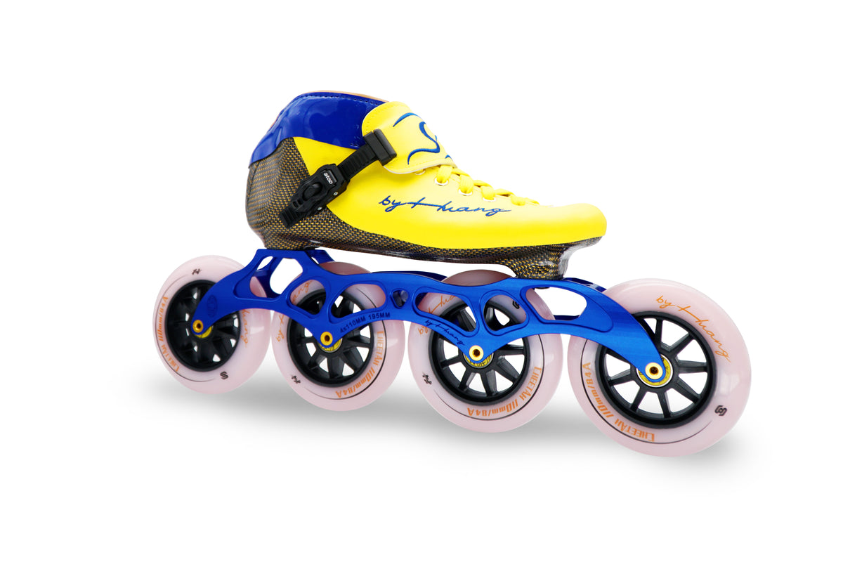 SKATING START YANHUANG Speed Skates-Yellow Blue