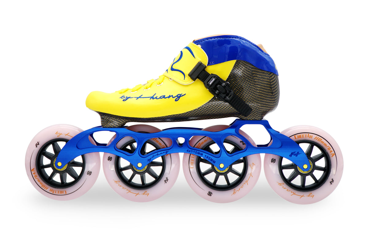 SKATING START YANHUANG Speed Skates-Yellow Blue