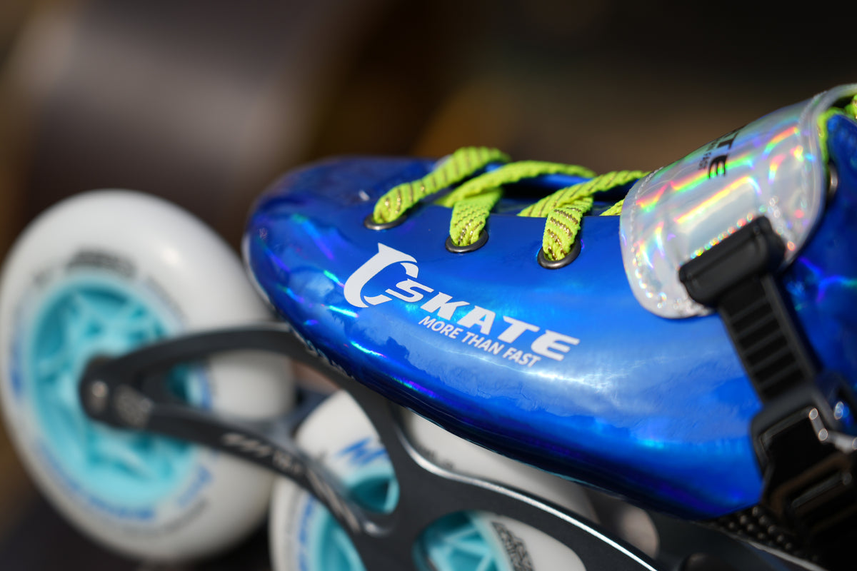 SKATING START NEW C PRO Carbon Speed Skating Skates-Blue