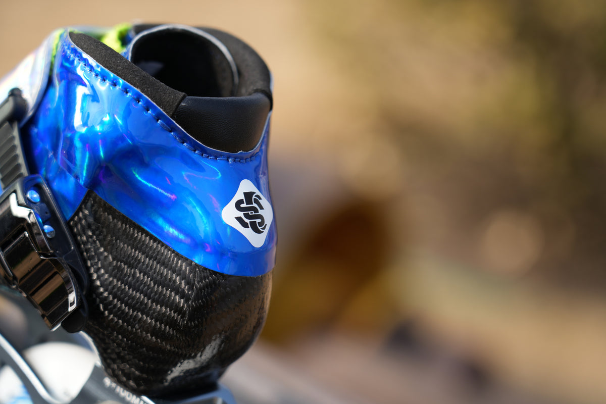 SKATING START NEW C PRO Carbon Speed Skating Skates-Blue
