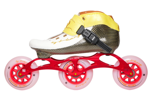 SKATING START YANHUANG Pro Speed Skate -White Yellow