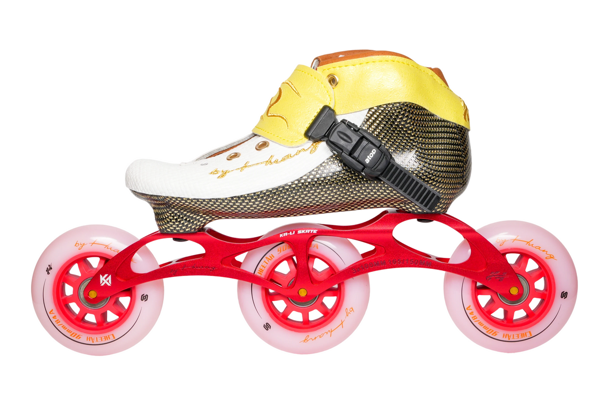SKATING START YANHUANG Pro Speed Skate -White Yellow