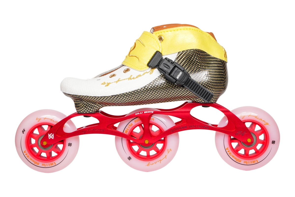 SKATING START YANHUANG Pro Speed Skate -White Yellow