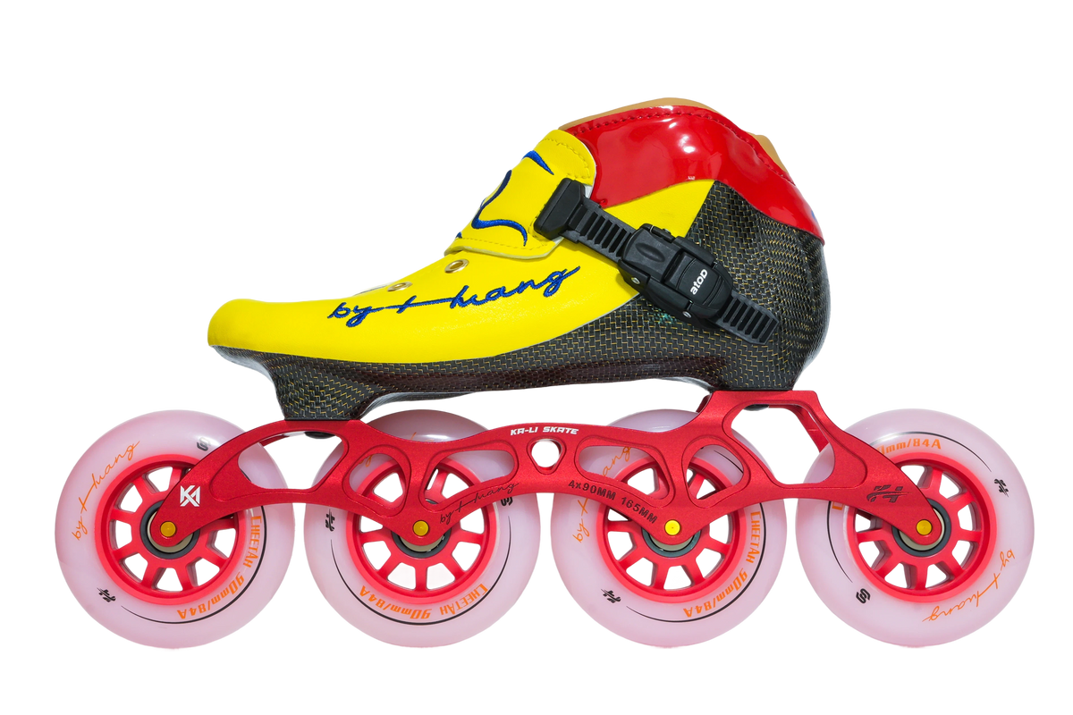 SKATING START YANHUANG Speed Skates-Yellow Red