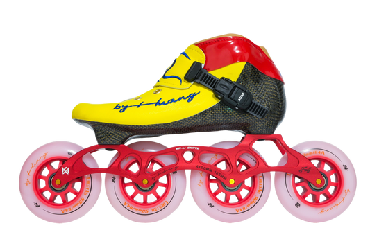 SKATING START YANHUANG Speed Skates-Yellow Red