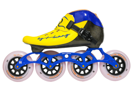 SKATING START YANHUANG Speed Skates-Yellow Blue