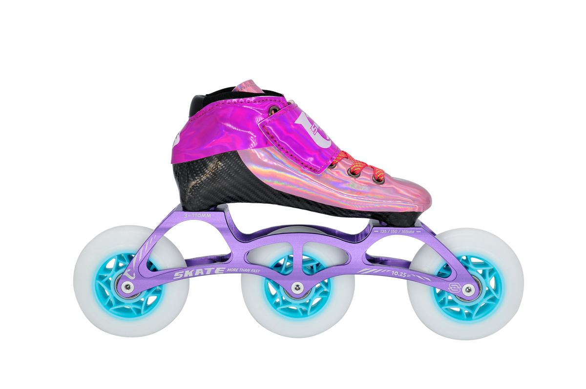SKATING START NEW C PRO Carbon Speed Skating Skates-Pink
