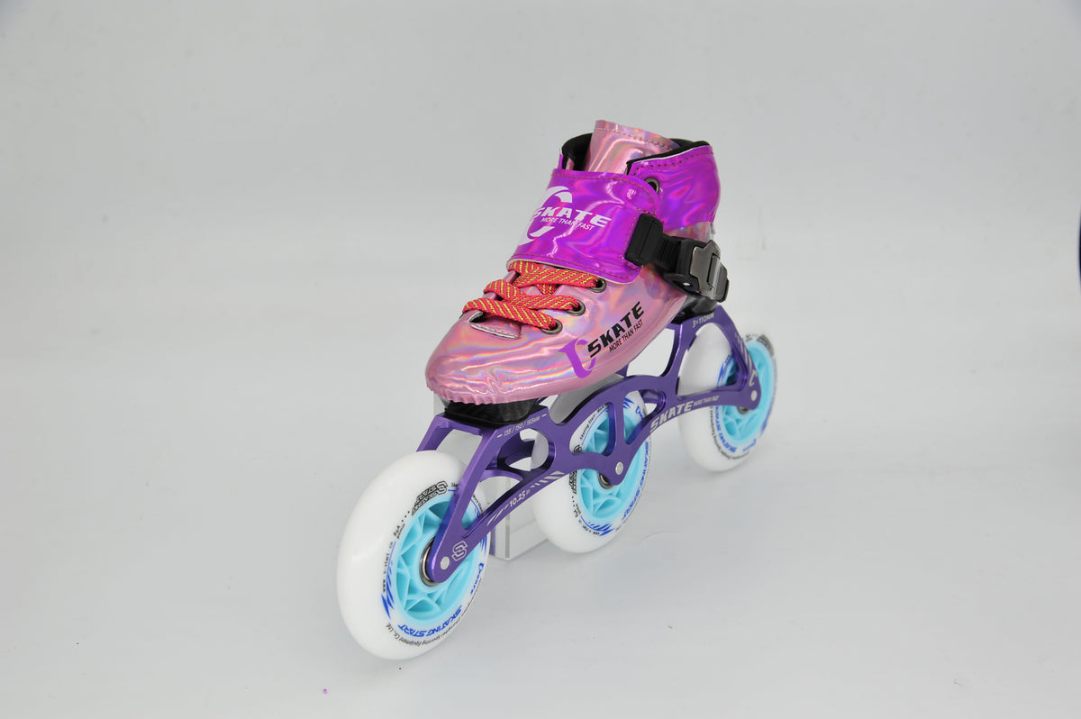 SKATING START NEW C PRO Carbon Speed Skating Skates-Pink