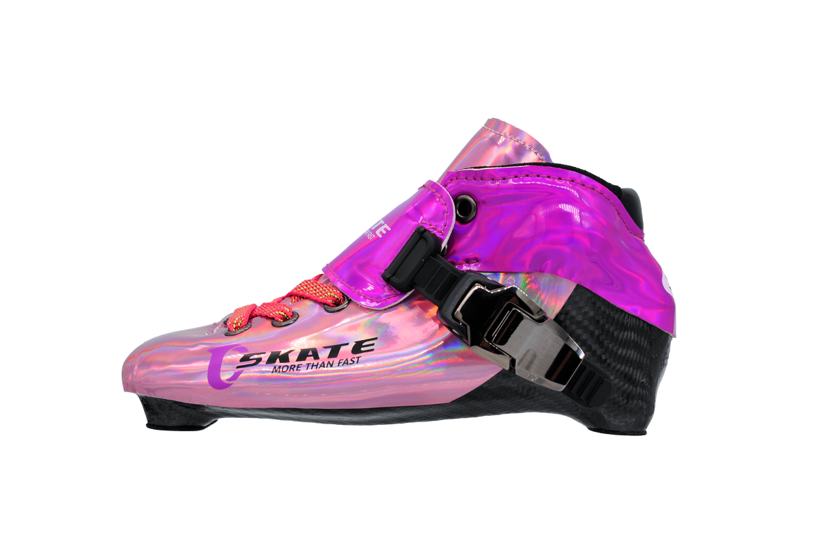 SKATING START NEW C PRO Carbon Speed Skating Skates-Pink