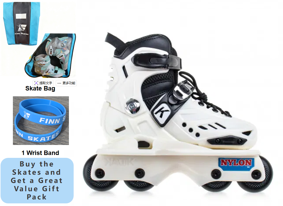 KALTIK Ninja Aggressive Inline Skates-White