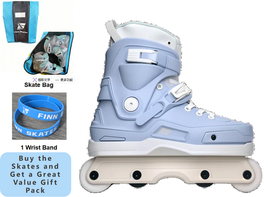 LAVASKATES 755 Aggressive Inline Skates-SKYBLUE