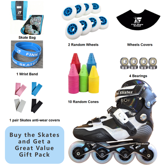 FINN SKATES Inline Skates-Black