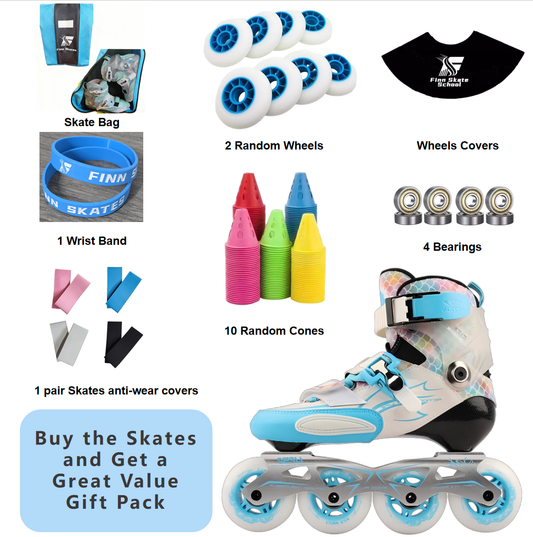 ACTION Koi Carbon Inline Skates-Blue