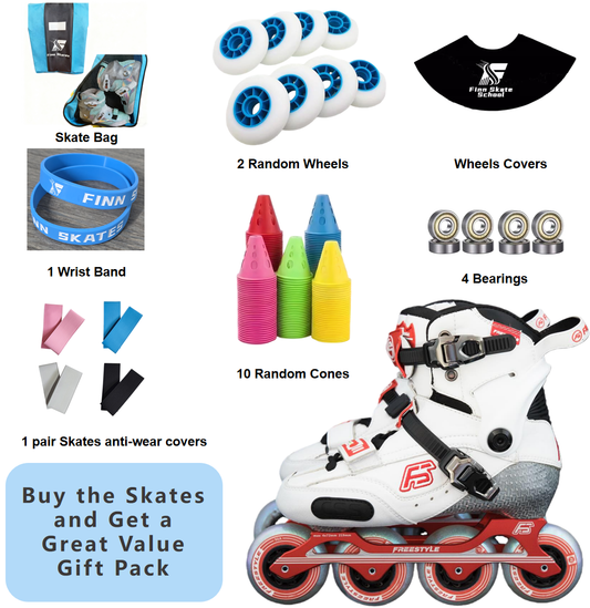 FREESTYLE CSS Carbon Inline Skates-White