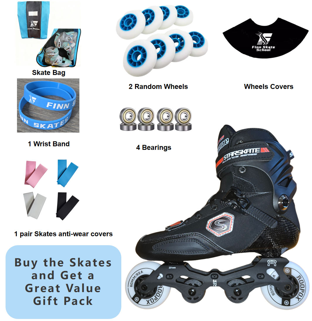 STAR Slide Inline Skates-Black