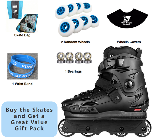 FLYING EAGLE ENKIDU Aggressive Inline Skates-Black