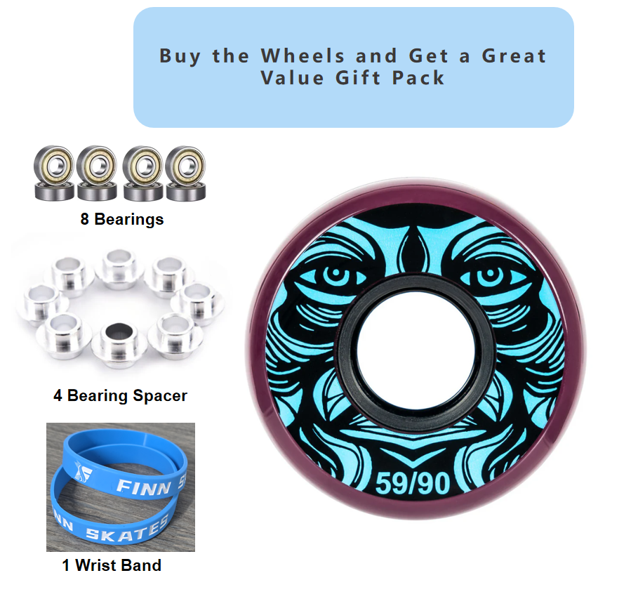 Kaltik Face 59mm Aggressive Skate Wheels-4 pack