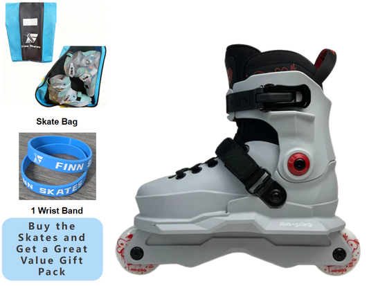 ROLLERKIDZ RK K1  Aggressive Inline Skates-Grey