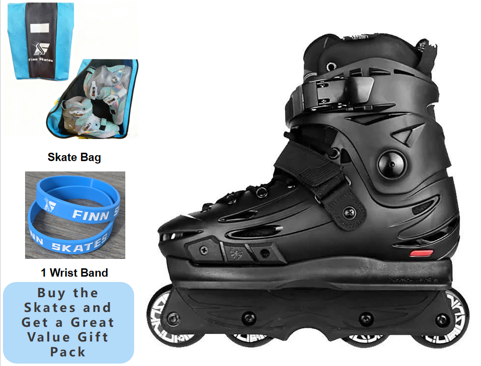 FLYING EAGLE ENKIDU Aggressive Inline Skates-Black