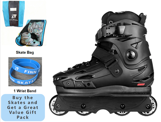 FLYING EAGLE ENKIDU Aggressive Inline Skates-Black