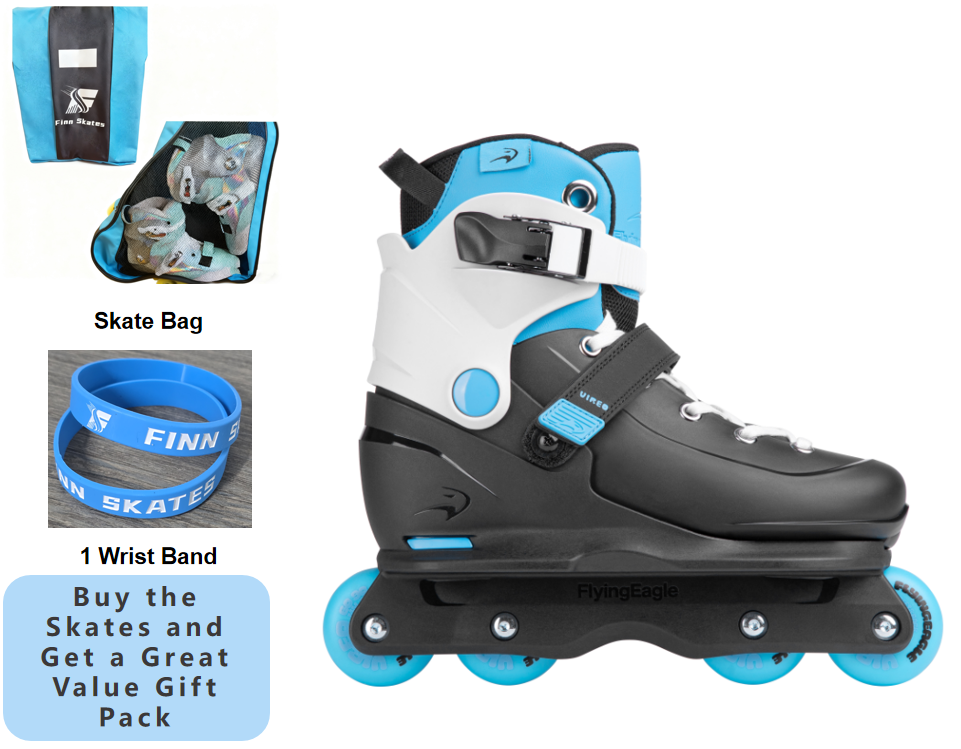 FlyingEagle VIREO Adjustable Aggressive Inline Skates-Royal Blue