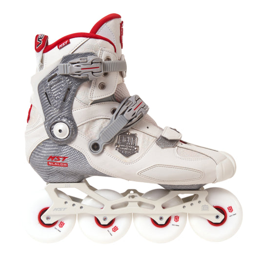 MST WZ Professional Carbon Freestyle Inline Skates- White